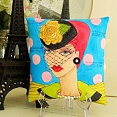 Hand Painted Pillow Covers