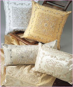 The Rich and Royal Zardozi Cushion Covers